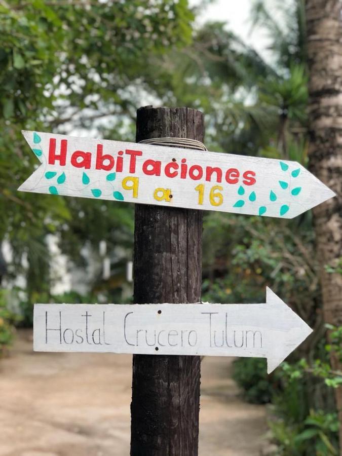 Crucero Tulum Bed and Breakfast Eksteriør billede